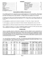 Preview for 2 page of COZY W251E Installation And Operating Instructions Manual