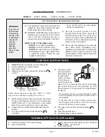 Preview for 14 page of COZY W255G Installation And Operating Instructions Manual