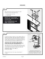 Предварительный просмотр 12 страницы COZY W255GPPD Installation And Operating Instructions Manual