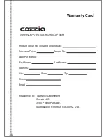 Preview for 22 page of Cozzia CZ-420 Instruction Manual