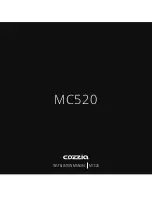 Preview for 1 page of Cozzia MC-520 Installation Manual