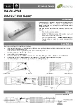 Preview for 1 page of CP Electronics DA-SL-PSU Product Manual