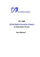 Предварительный просмотр 1 страницы CP TECHNOLOGIES FVT-4000 User Manual