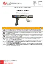 CP CP7600xB Series Operator'S Manual preview