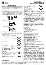 Предварительный просмотр 19 страницы CP CP8748 Series Operator'S Manual