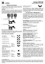 Предварительный просмотр 22 страницы CP CP8748 Series Operator'S Manual