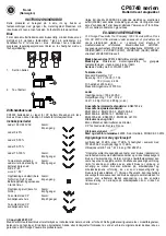 Предварительный просмотр 25 страницы CP CP8748 Series Operator'S Manual