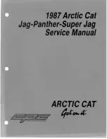 CPC 1987 Arctic Cat Super Jag Service Manual preview