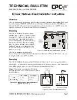 Предварительный просмотр 1 страницы CPC 537-3094 Technical Bulletin