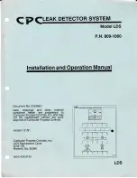 CPC 809-1060 Installation And Operation Manual предпросмотр