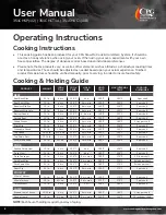 Preview for 8 page of CPG 351CHCT1A User Manual