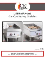 Предварительный просмотр 1 страницы CPG 351GMCPG Series User Manual