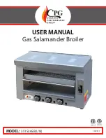 CPG 351S36SBL User Manual preview