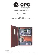 Предварительный просмотр 1 страницы CPG FIRELARM 2500 Operating Manual