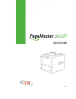 Preview for 1 page of CPG PageMaster 260N User Manual