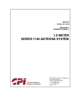 CPI 1194 Series Assembly Manual preview