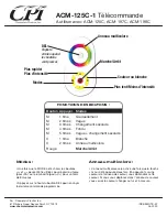 Preview for 4 page of CPI ACM-125C-1 Manual