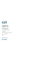 Предварительный просмотр 12 страницы CPI Alio Note Installation Manual