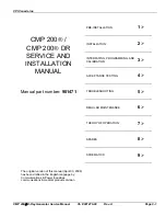 Предварительный просмотр 2 страницы CPI CMP 200 Service Manual