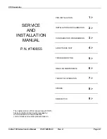 CPI INDICO 100 Series Service And Installation Manual предпросмотр