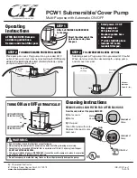 Preview for 1 page of CPI PCW1 Operating Instructions