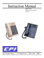 CPI TRML Series Instruction Manual предпросмотр