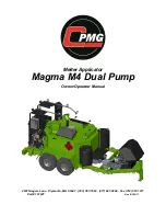 CPMG Magma M4 Owner'S/Operator'S Manual предпросмотр