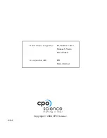 Предварительный просмотр 2 страницы CPO Science DataCollector User Manual