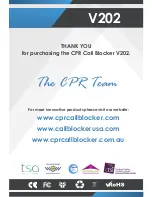 Preview for 75 page of CPR Callblocker V202 User Manual