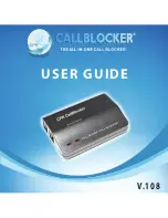 CPR Call Blocker User Manual preview