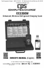 CPS Compute-a-Charge CC220EW Owner'S Manual preview