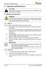 Предварительный просмотр 22 страницы CPS DPA03-800V/US Installation And Operation Manual