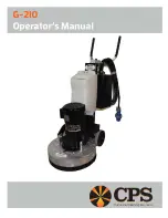 CPS G-210 Operator'S Manual preview