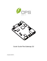 Preview for 1 page of CPS G2 Quick Manual