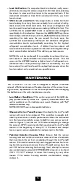 Preview for 6 page of CPS LS780B Owner'S Manual