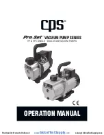 Предварительный просмотр 1 страницы CPS Pro-Set Series Operation Manual