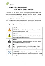 Preview for 11 page of CPS SCA Series Installation And Operation Manual