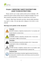 Preview for 6 page of CPS SCH Series Installation And Operation Manual