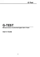 Предварительный просмотр 2 страницы CPT G-TEST User Manual