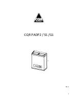 CQR PADP2/SS/G1 Installation Instructions preview