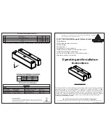 CQR SC517 Series Operating And Installation Instructions preview