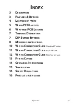 Preview for 2 page of CQR Senza Installation And Operating Instructions Manual