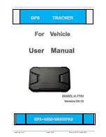 Preview for 1 page of CR-GPS A-TT03 User Manual