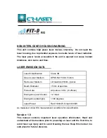 CR Laser FIT-D RG User Manual предпросмотр