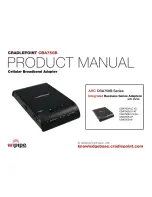 Предварительный просмотр 1 страницы Cradlepoint CBA750B Product Manual