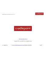 Предварительный просмотр 158 страницы Cradlepoint CBR400 Product Manual