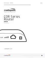 Предварительный просмотр 1 страницы Cradlepoint IBR350 User Manual