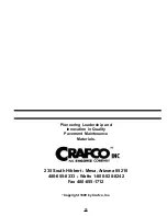 Предварительный просмотр 33 страницы Crafco 200 User Manual