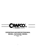 Preview for 1 page of Crafco 56900 Operating And Service Manual