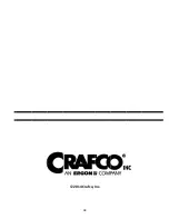 Preview for 38 page of Crafco 56900 Operating And Service Manual